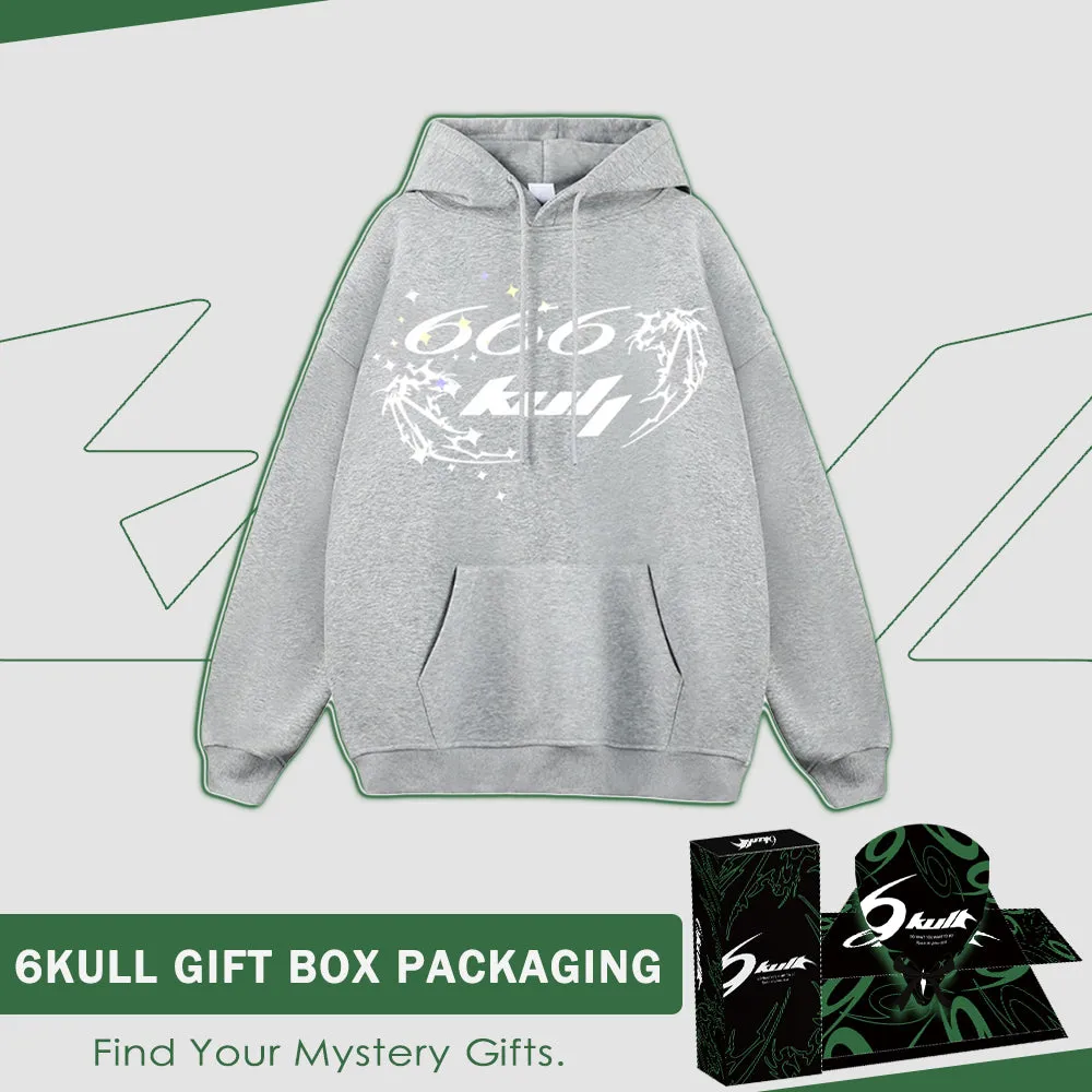 6Kull | Versatile Wings Solid Color Hoodie