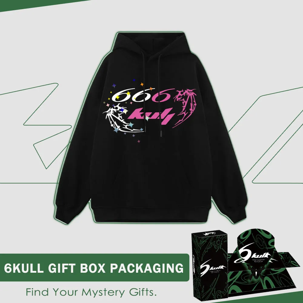 6Kull | Versatile Wings Solid Color Hoodie