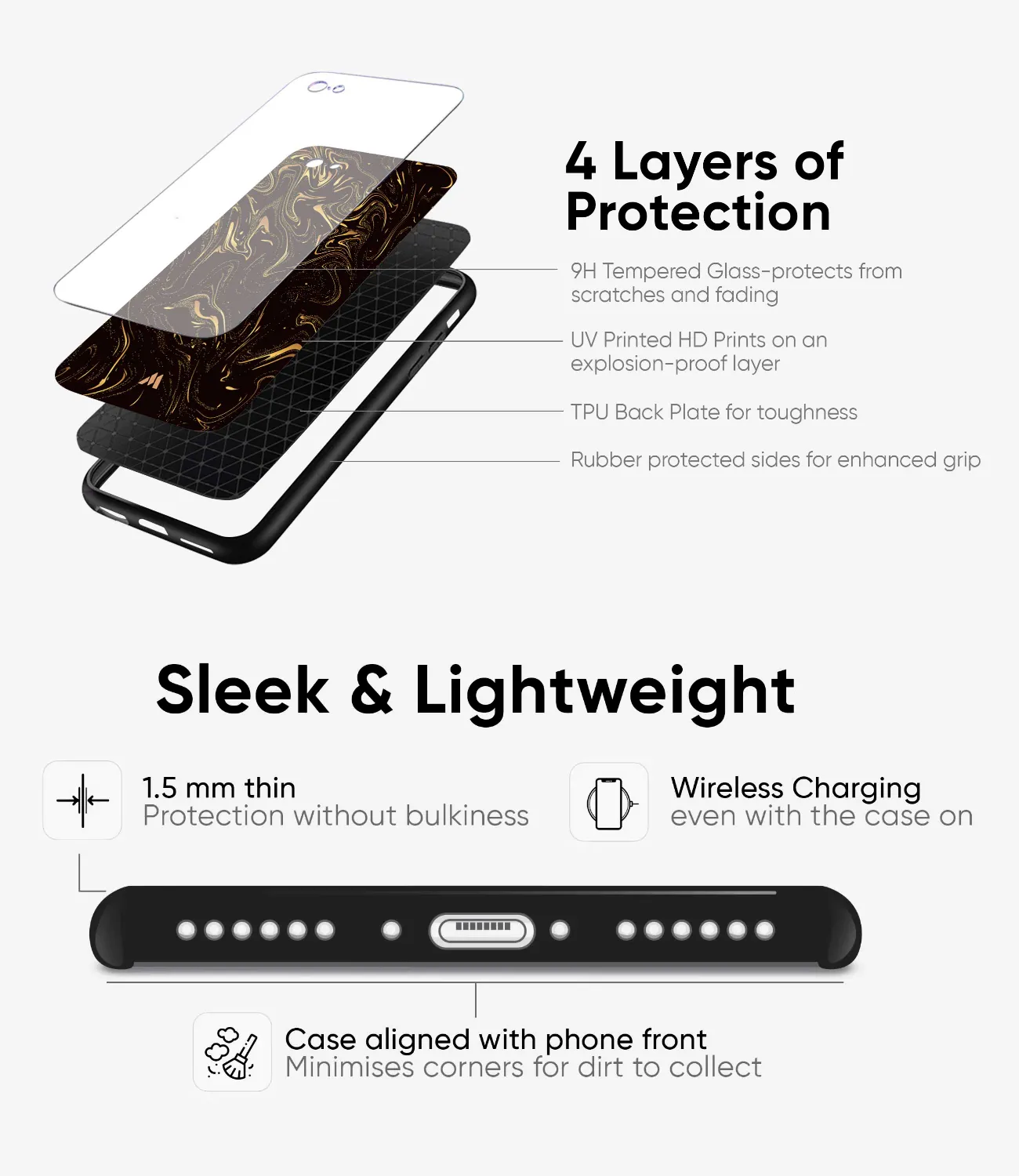 Bad Panda Glass Case