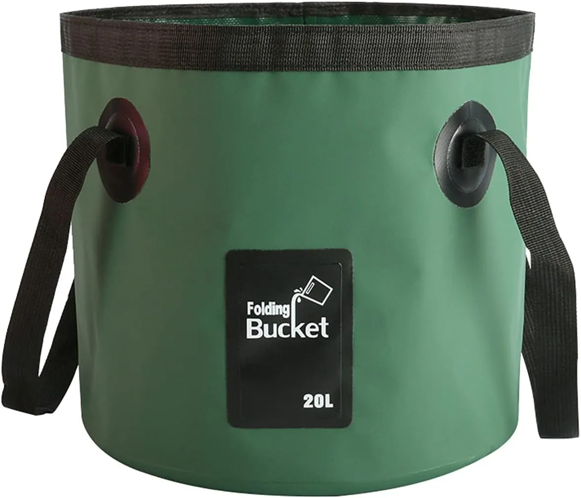 BANCHELLE Collapsible Bucket Water Container Portable Folding Camp Wash Basin for Outdoor Traveling Hiking Fishing Car Washing Gardening Camping 20L