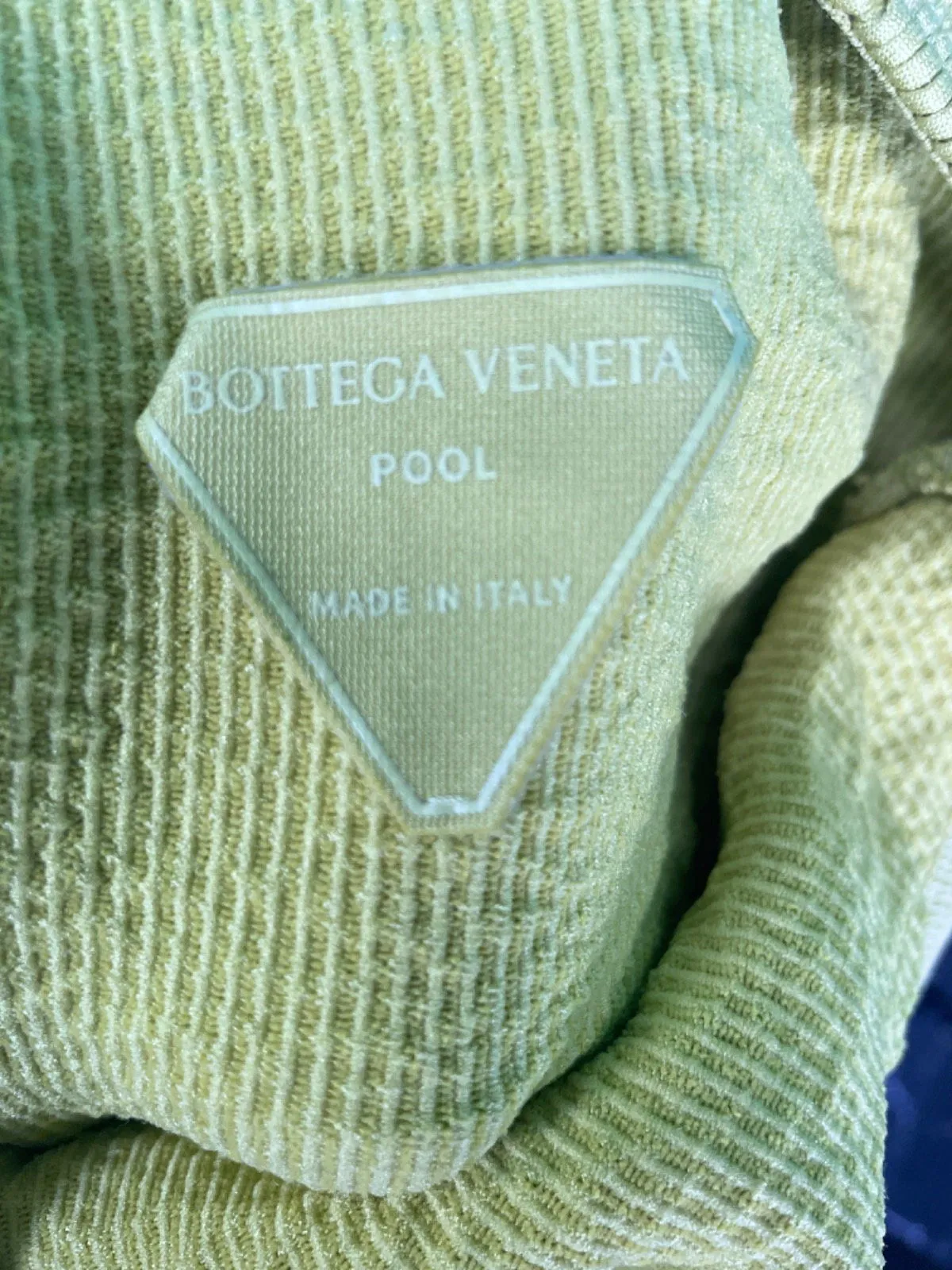 Bottega Veneta One-Shoulder Crinkled Swimsuit UK S