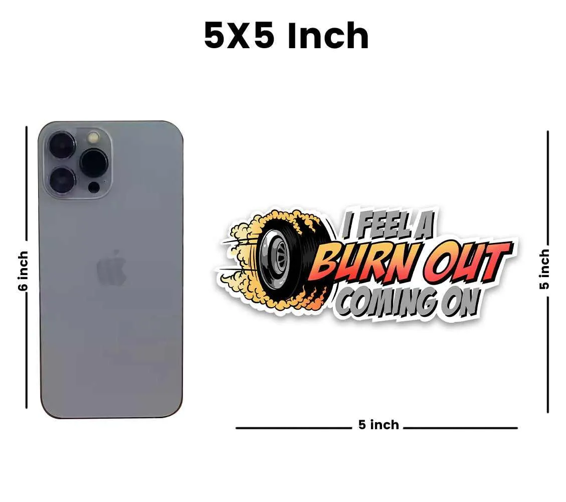 Burn out Reflective Sticker
