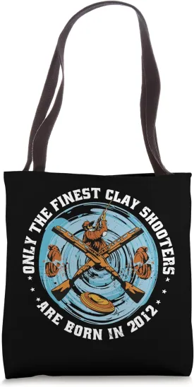 Clay Shooters Vintage 2012 birthday clay-pigeons shooting Tote Bag