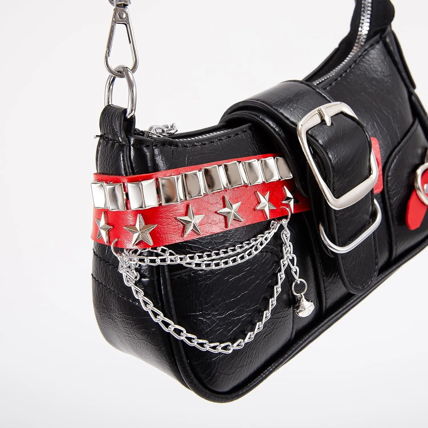 Cute Y2k Purse, Hand Bag Star Pattern Y2k Accessories Punk Style for Women Vintage Bag