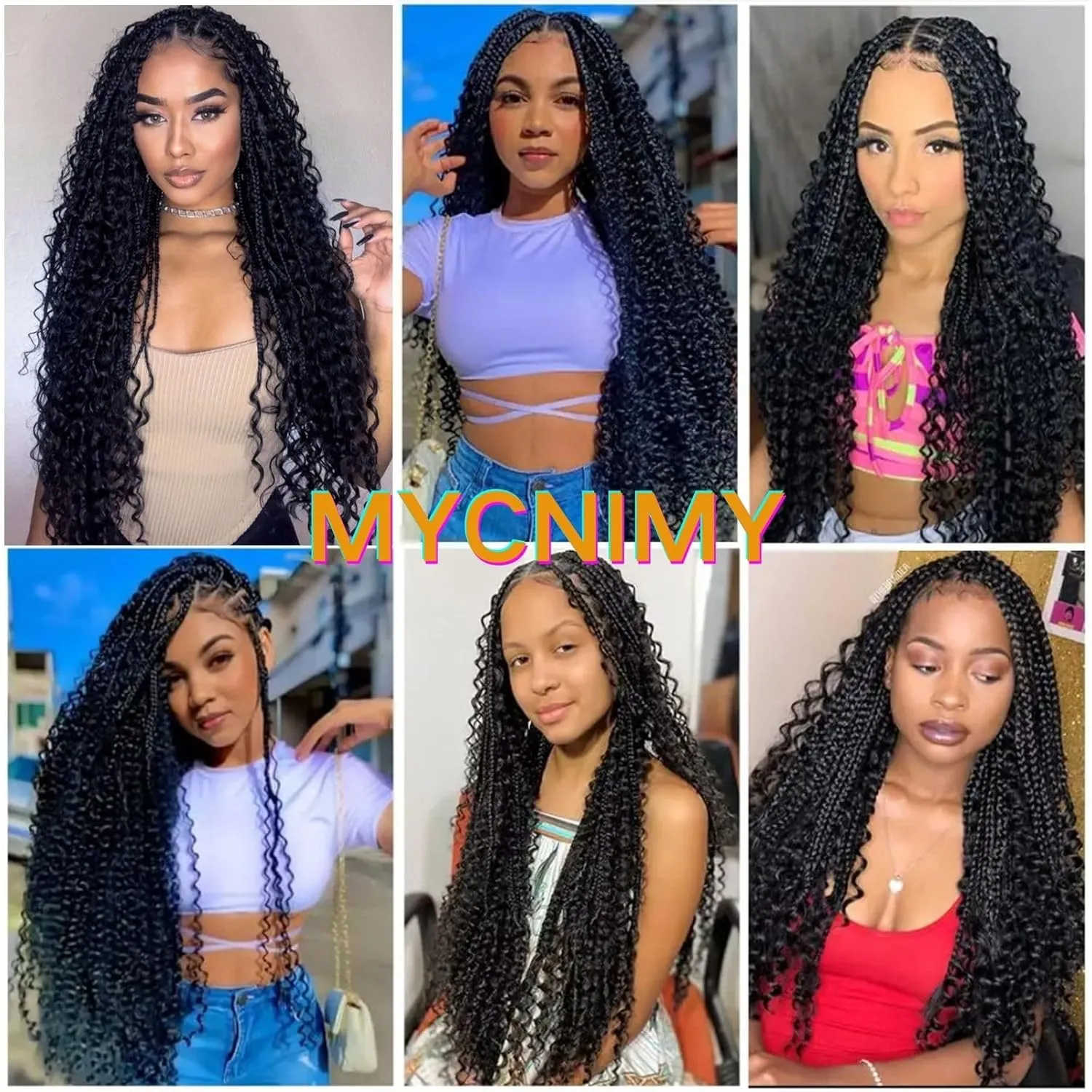 Deep Wave Bulk Hair For Braiding Hair 16inch Wet And Wavy No Weft Quality Synthetic Hair Braiding Extensions For Boho Braids Natural Color 2 Bundles/Pack (Total 150g