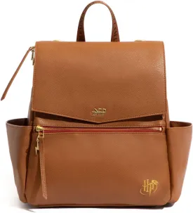 Freshly Picked Classic Mini II Diaper Bag Backpack, Wipeable Vegan Leather, Harry Potter, 8 Pockets