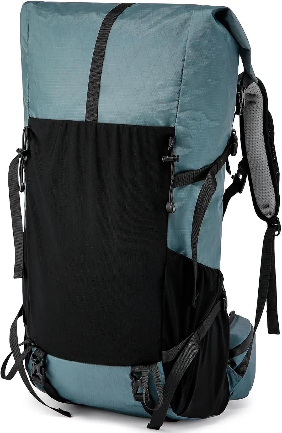 Hiking Backpack,40L to 50L Extra Large Capacity Hiking Bag,Internal Frame Camping Backpack, Upgraded X-PAC Lightweight Sport Daypack Travel Backpack Fit For Mountain Climbing Camping(Grey Green)