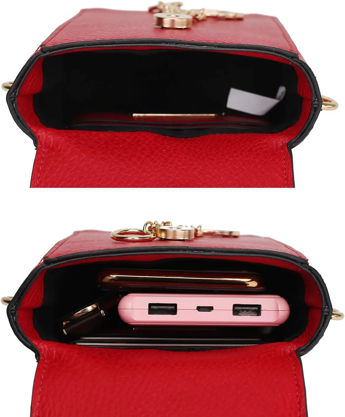 MKF Collection Small Crossbody Bag Cell Phone Purse for Women Card Slots  Vegan Leather Cellphone Bag Case by Mia K