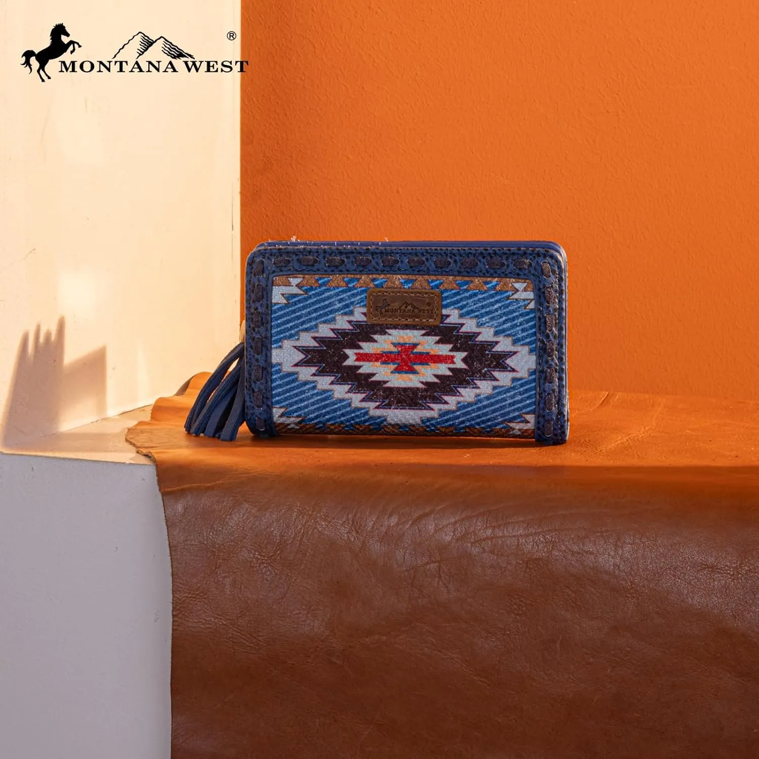Montana West Aztec Womens Card Holder Wallet Western Wallet Clutch Purse for Women Ladies