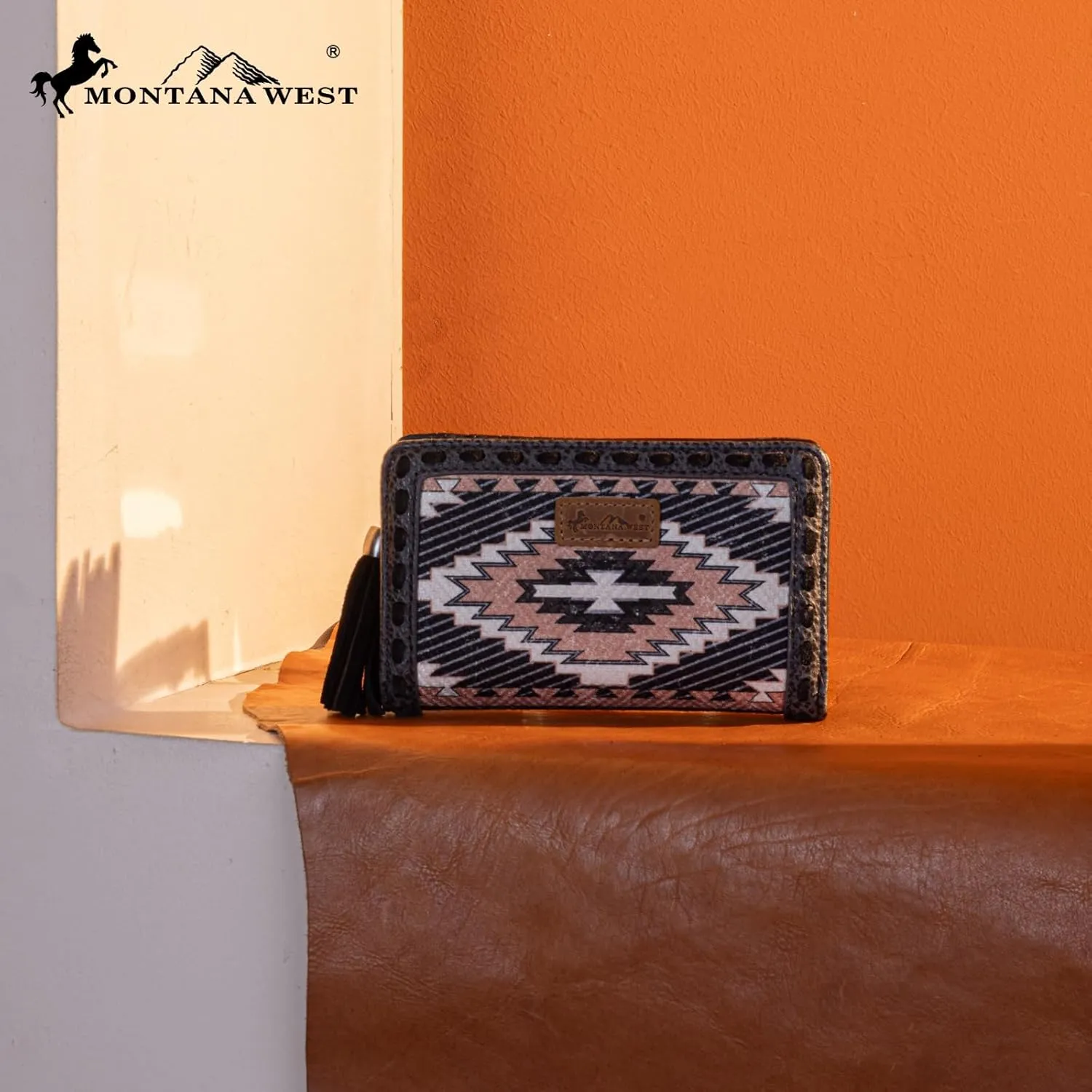 Montana West Aztec Womens Card Holder Wallet Western Wallet Clutch Purse for Women Ladies