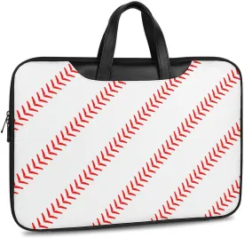 Pink Witch Gothic Pattern Portable Leather Laptop Bag
