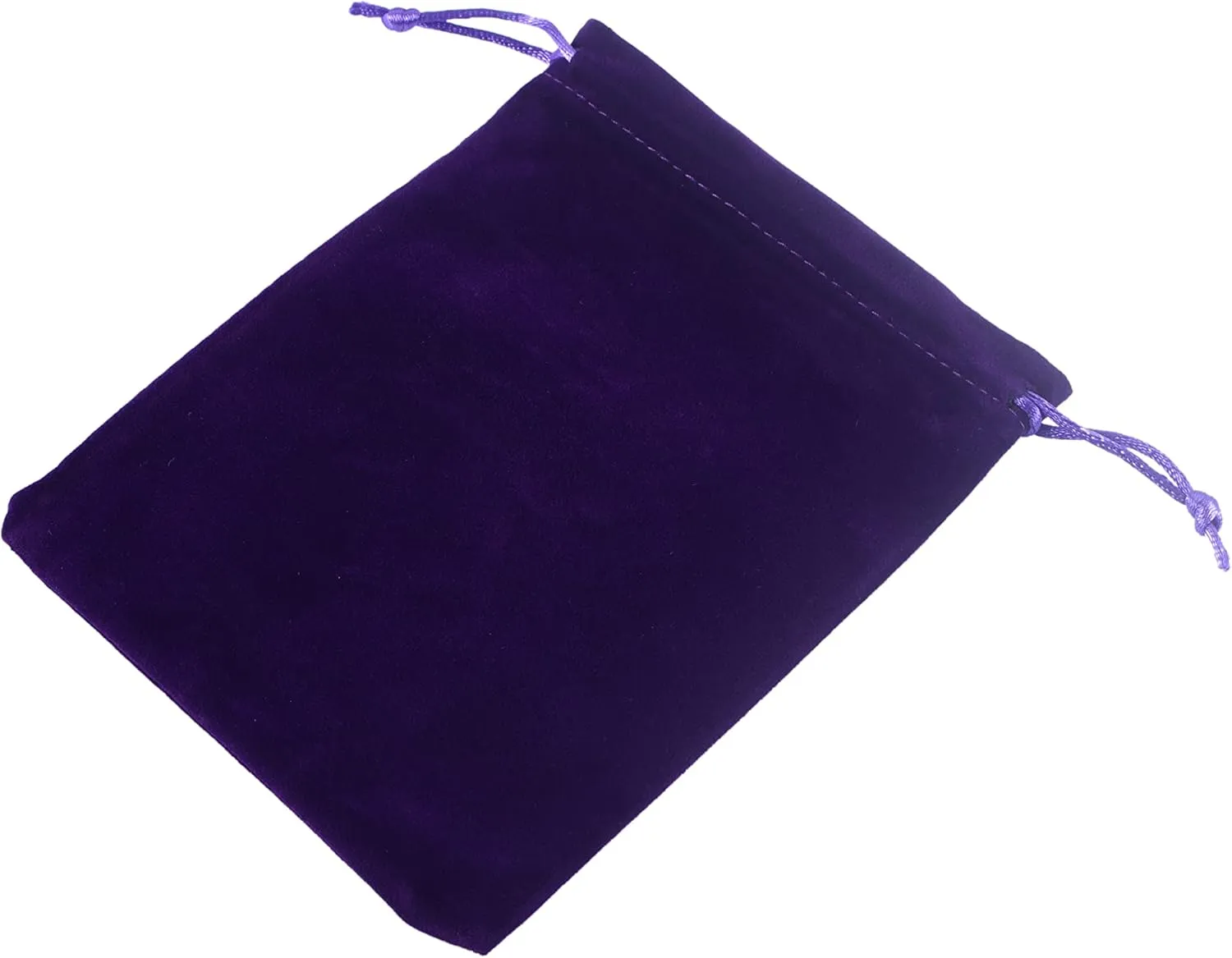 SANSAM Large Velvet Gift Bags with Drawstring, 10pcs 8.0x10.0 Inch Purple Drawstring Velvet Cloth Jewelry Pouches,Tarot Rune Bags