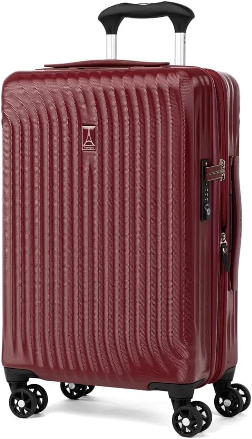 Travelpro Maxlite Air Hardside Expandable Luggage, 8 Spinner Wheels, Lightweight Hard Shell Polycarbonate, Cabernet, 2-Piece Set (21/25)