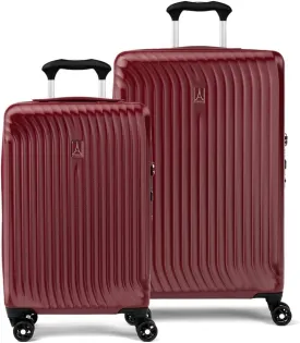 Travelpro Maxlite Air Hardside Expandable Luggage, 8 Spinner Wheels, Lightweight Hard Shell Polycarbonate, Cabernet, 2-Piece Set (21/25)