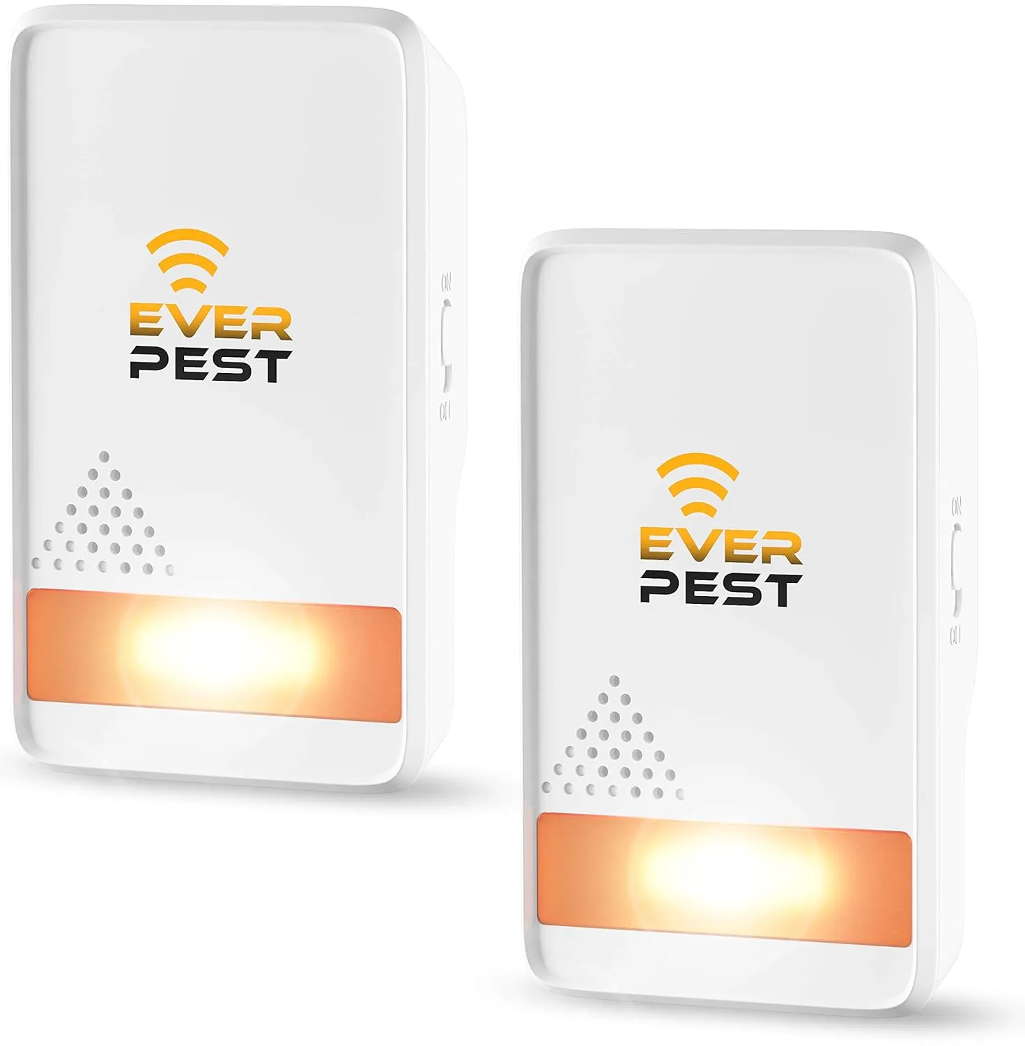 Ultrasonic Pest Control Repeller Plug-in 2 Pack - Get Rid of Mosquito, Mice, Cockroach, Spider, Bed Bug, Squirrel, Fly, Wasp, Ant - Indoor, Outdoor, Patio, Home Roach Infestation